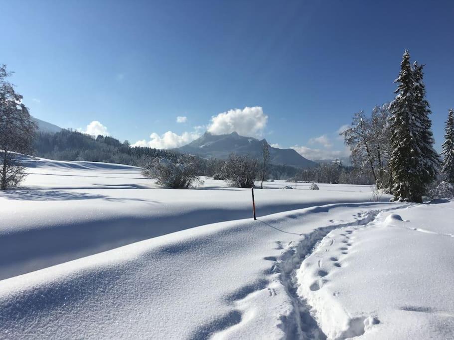 Fritzis Alpenidyll „Sommertraum & Winterromantik” Samerberg Buitenkant foto